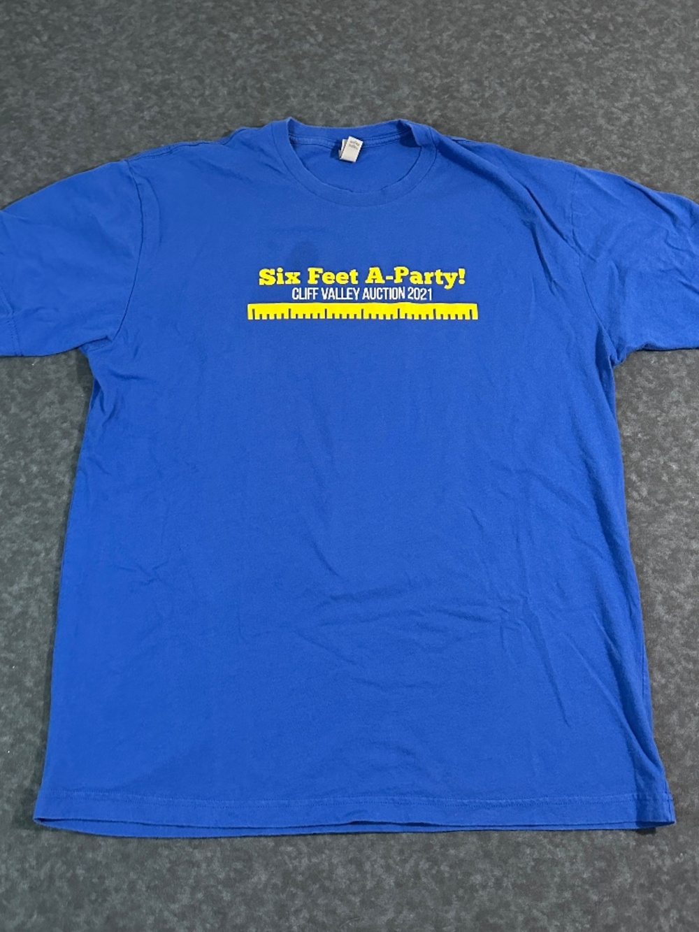 Six Feet A-Party Blue Atl T Shirt Size XL